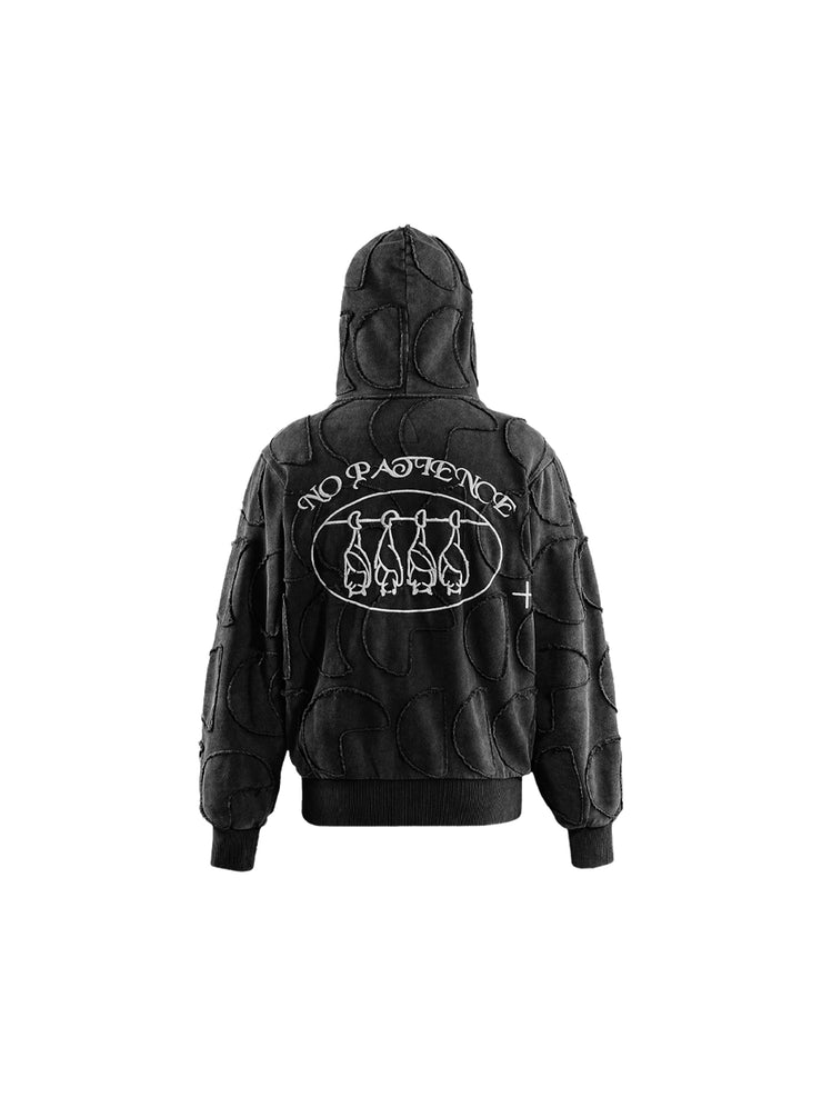 FULL MOONSTONE PATCH ZIP HOODIE