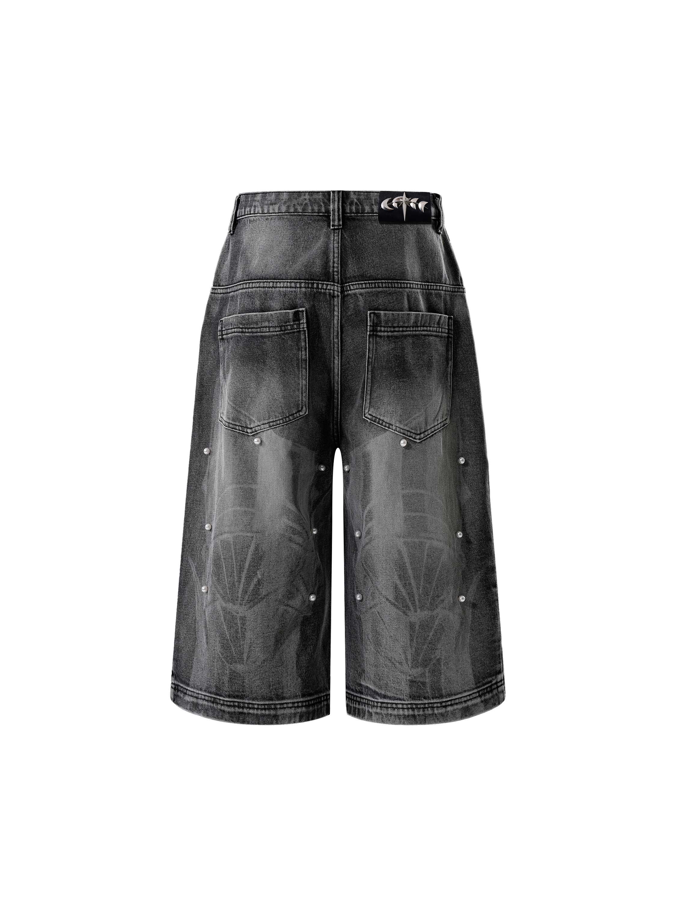  LUMINOUS DAWN KNIGHT PEARL ARMOR CROPPED JEANS