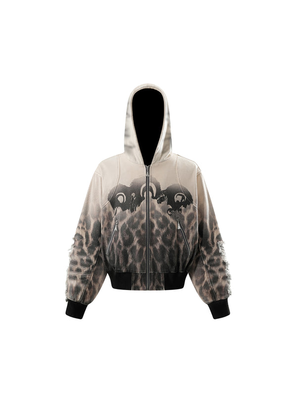 DISCIPLE FUR PATCHWORK JACKET