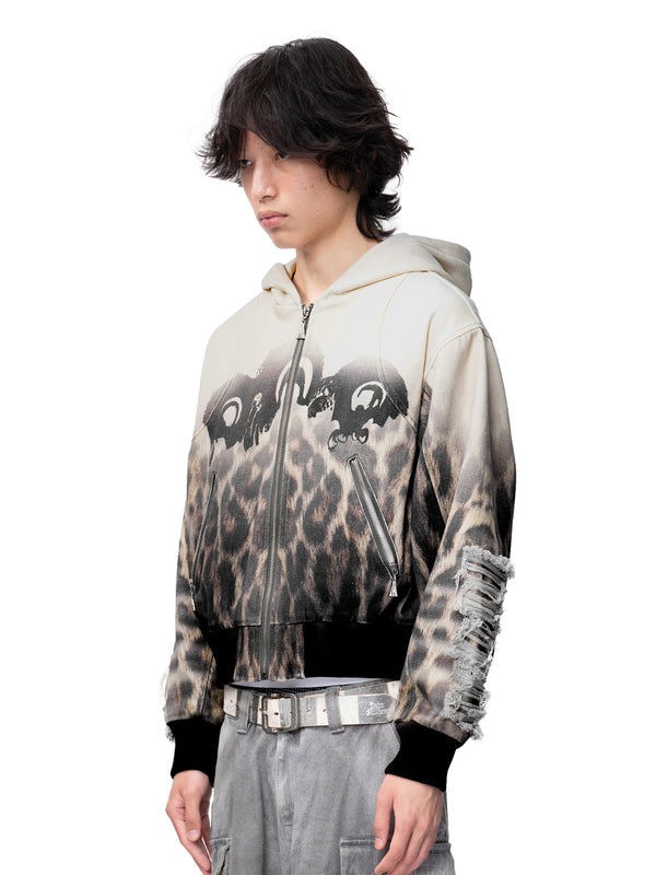 DISCIPLE FUR PATCHWORK JACKET