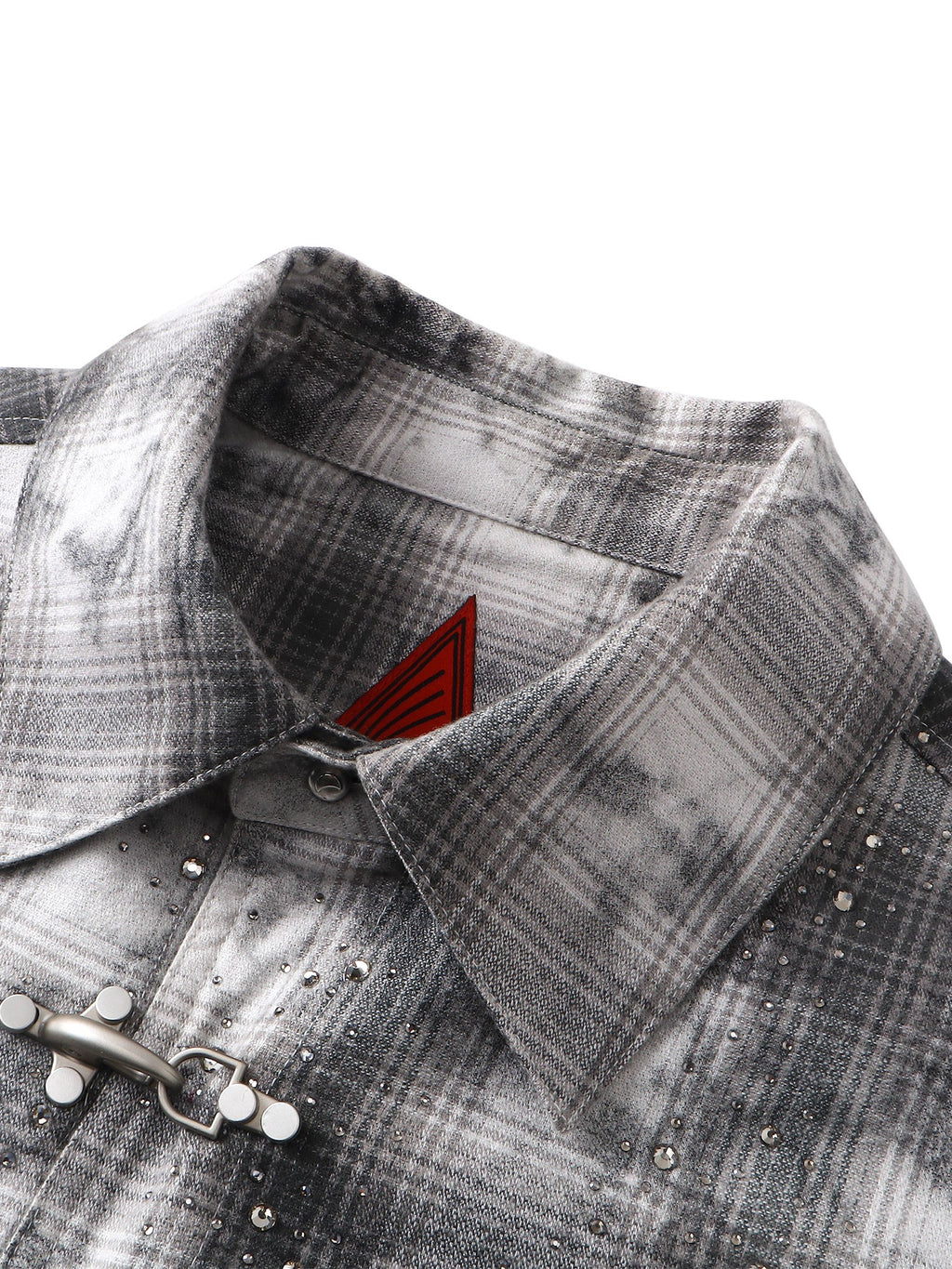 ECLIPSE OF THE BLOOD MOON PADDED RHINESTONE SHIRT