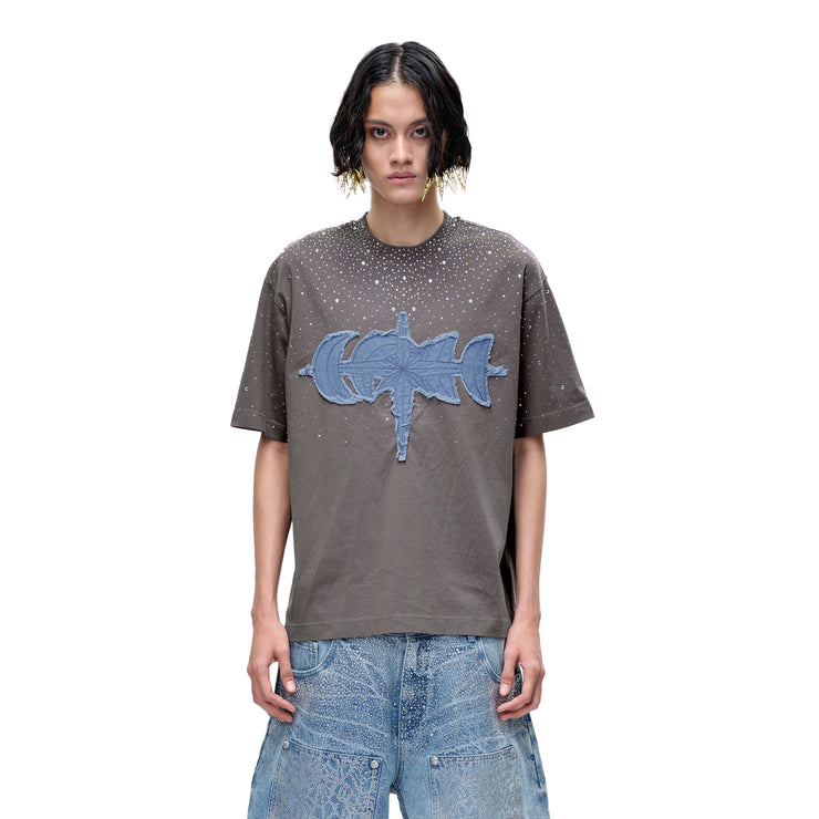 LUMINOUS DAWN RHINESTONE S/S TEE
