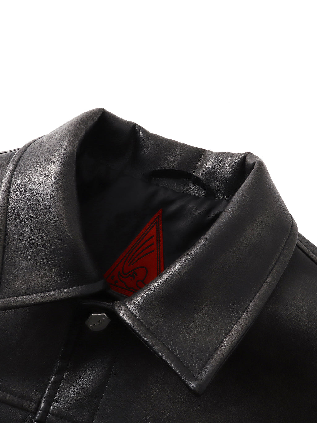 ECLIPSE OF THE BLOOD MOON COBWEB LEATHER JACKET