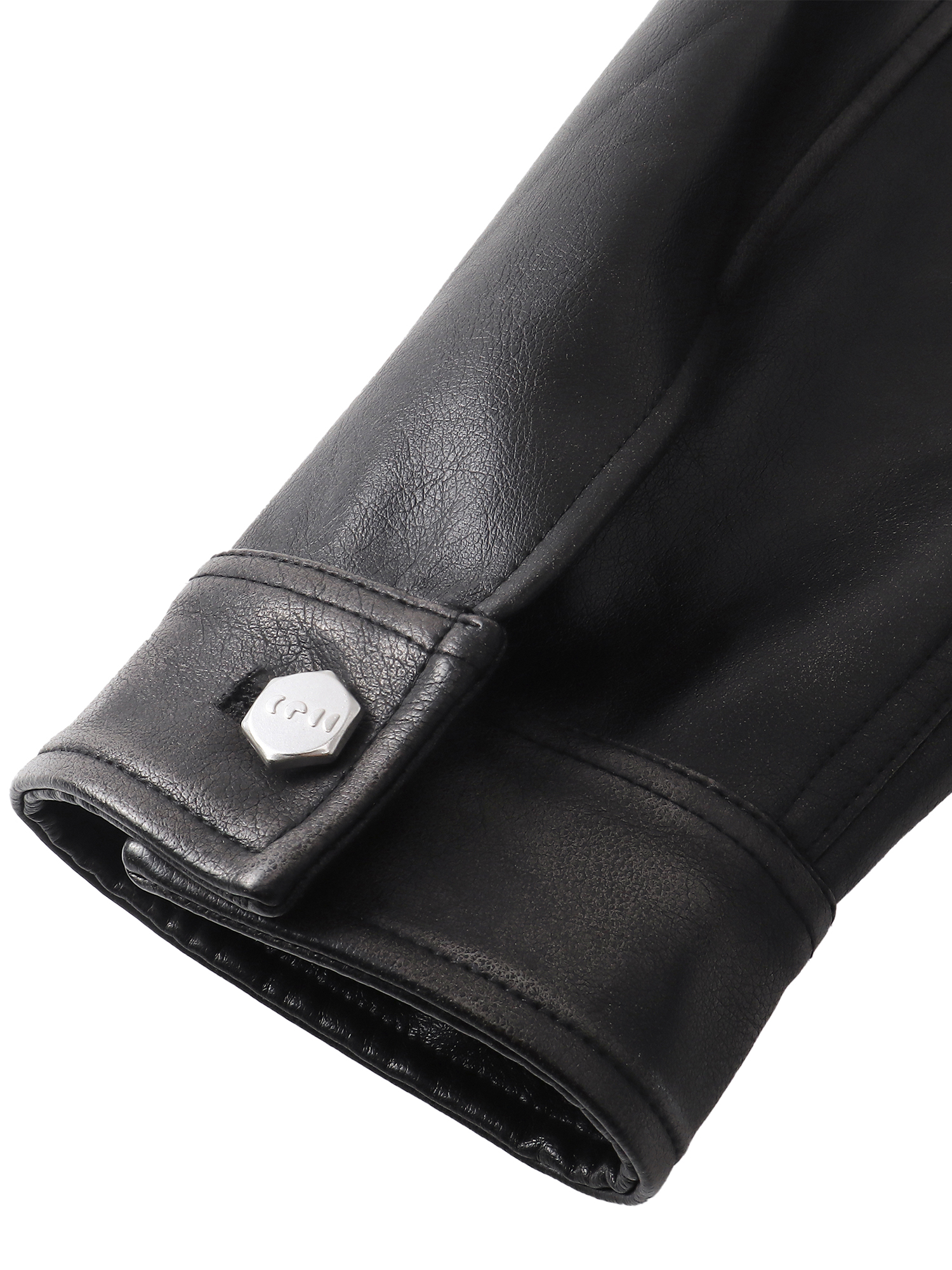 ECLIPSE OF THE BLOOD MOON COBWEB LEATHER JACKET