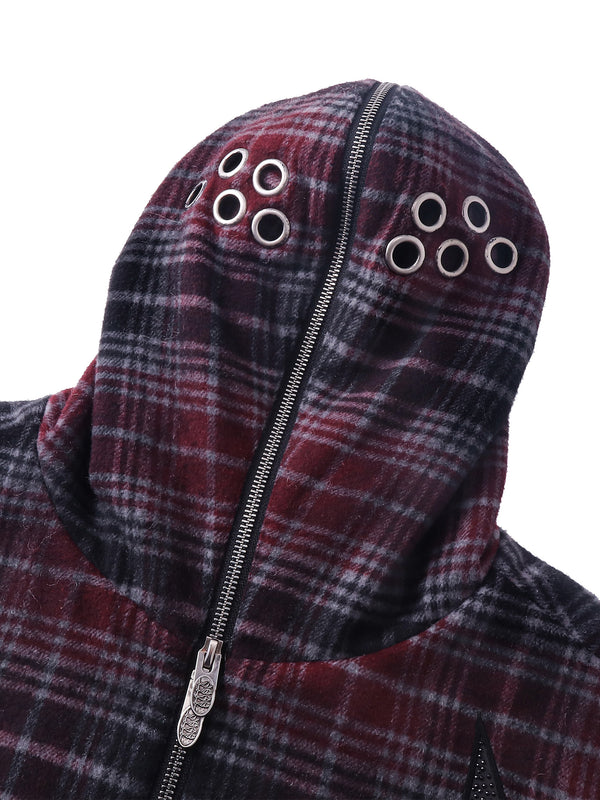 ECLIPSE OF THE BLOOD MOON KNIGHT ZIP-UP HOODIE WOOLEN SHIRT