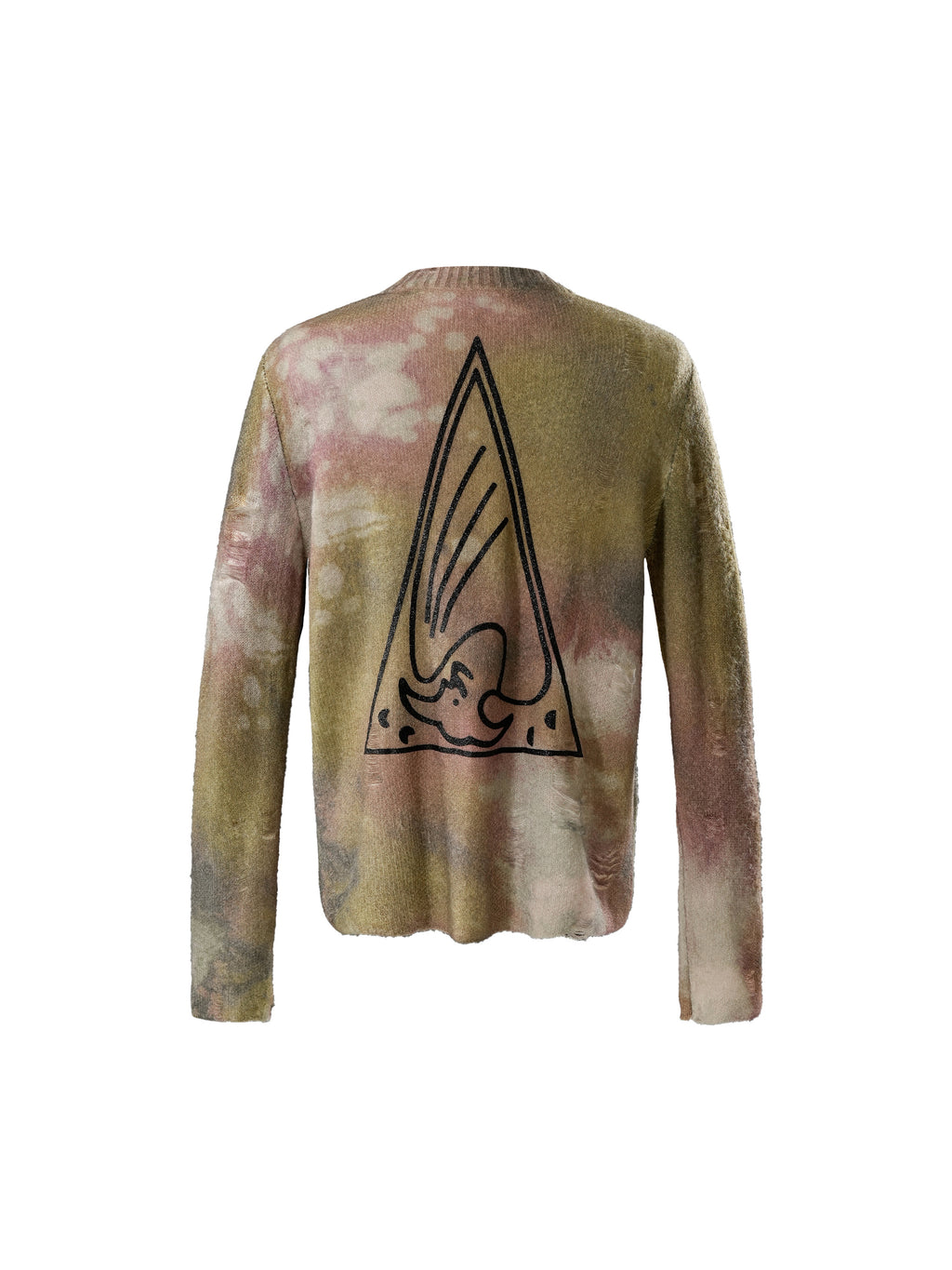 DISCIPLE ALL-OVER TEXTURED PRINT SWEATER