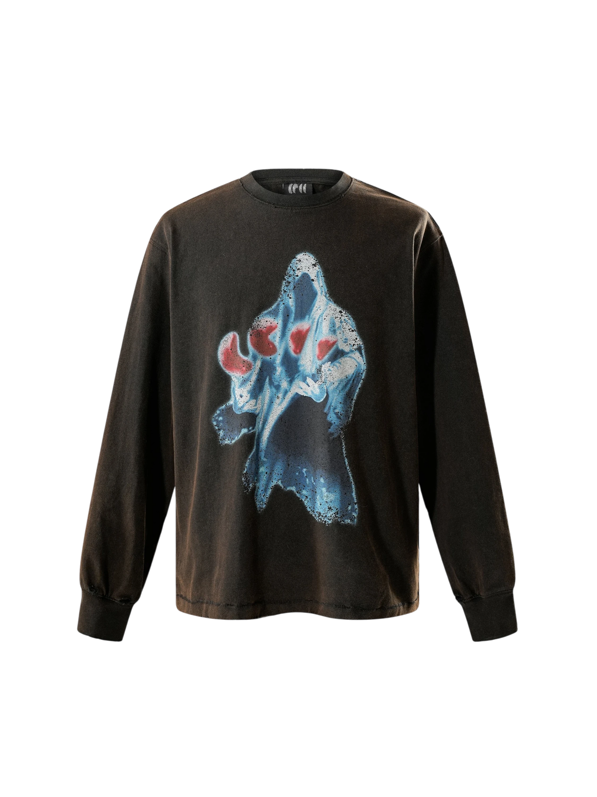 TBHNP Disciple two-tone washed long-sleeve tee — men's streetwear graphic tee