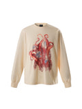 DISCIPLE TWO-TONE PRINTED L/S TEE