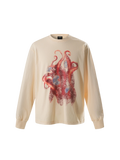 TBHNP Disciple two-tone washed long-sleeve tee — men's streetwear graphic tee