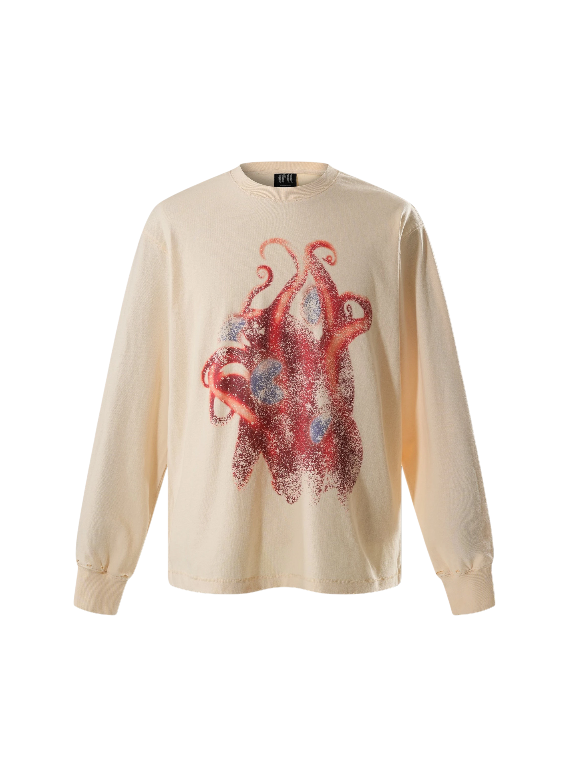 TBHNP Disciple two-tone washed long-sleeve tee — men's streetwear graphic tee
