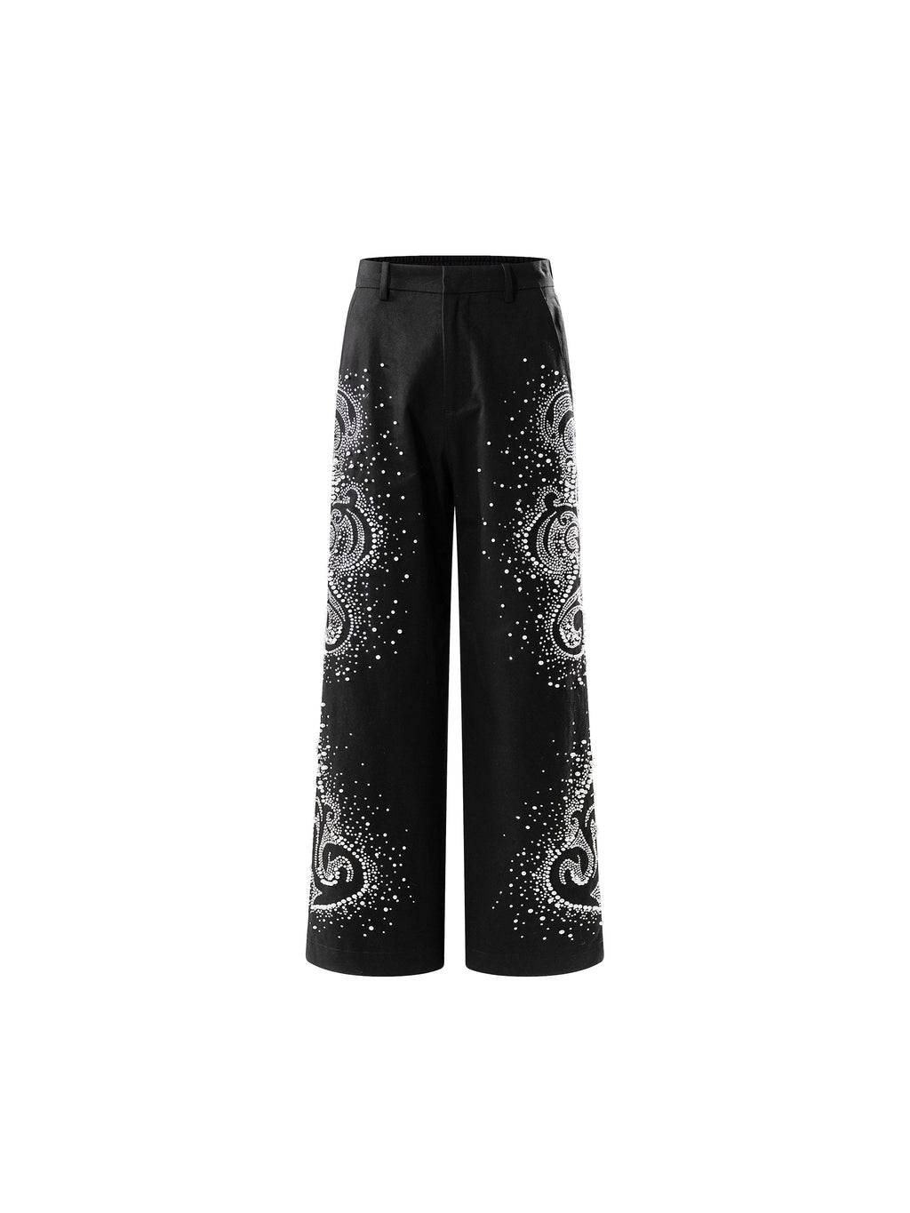 LUMINOUS DAWN PEARL RHINESTONE DRESS PANTS