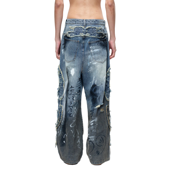 LUMINOUS DAWN GRAFFITI JEANS