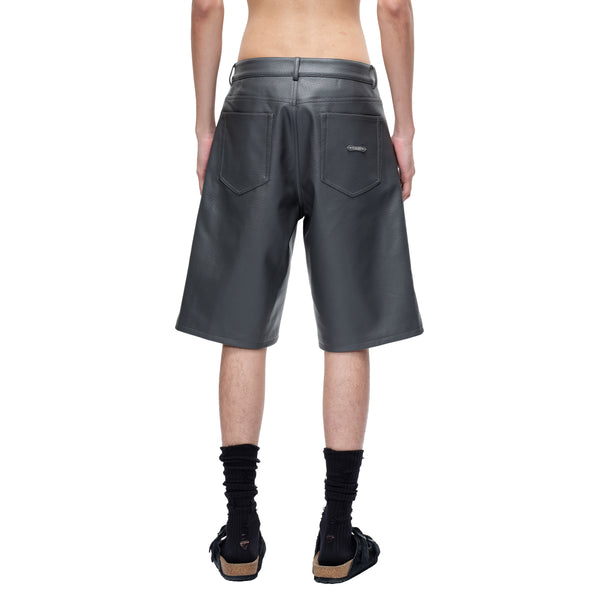 LUMINOUS DAWN  LEATHER SHORTS