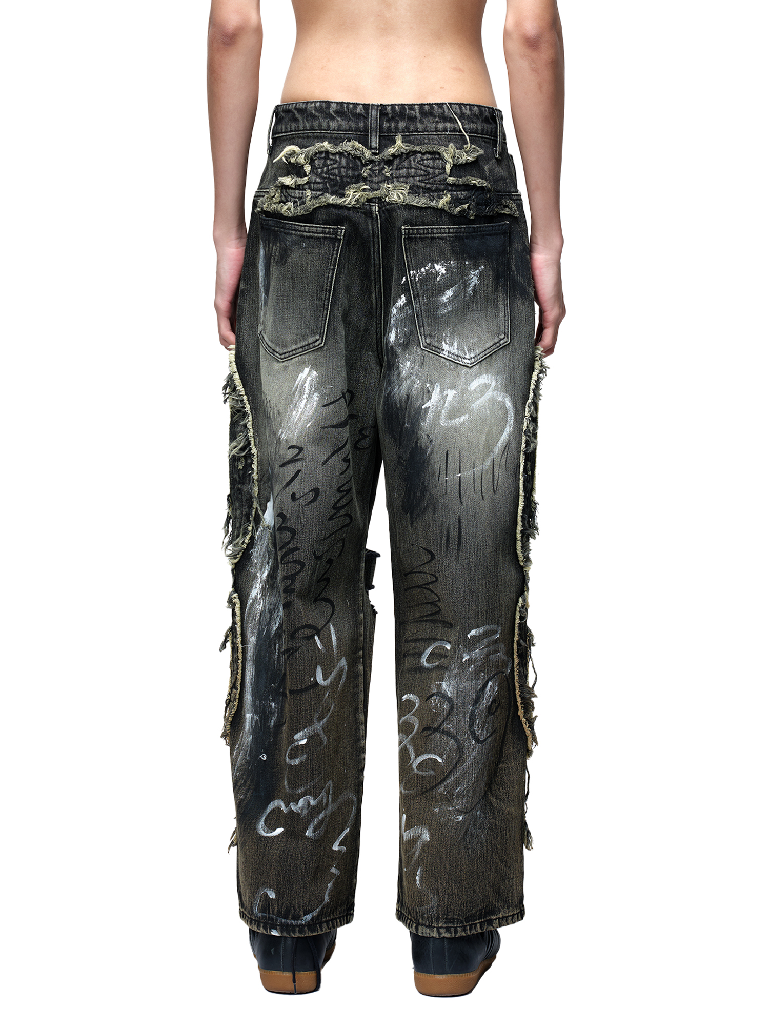 LUMINOUS DAWN GRAFFITI JEANS