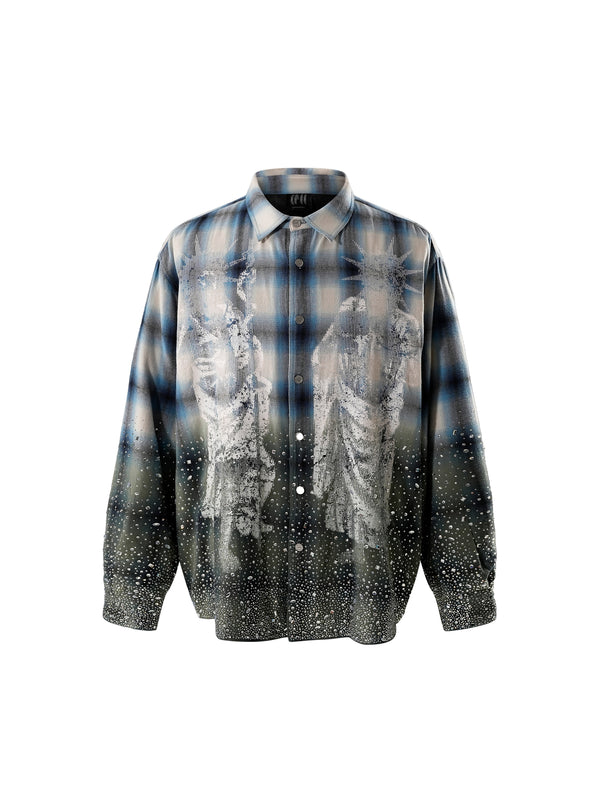 DISCIPLE DOUBLE SAINT RHINESTONE SHIRT
