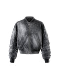 DISCIPLE WRINKLED SPRAY-PAINTED MA1 JACKET