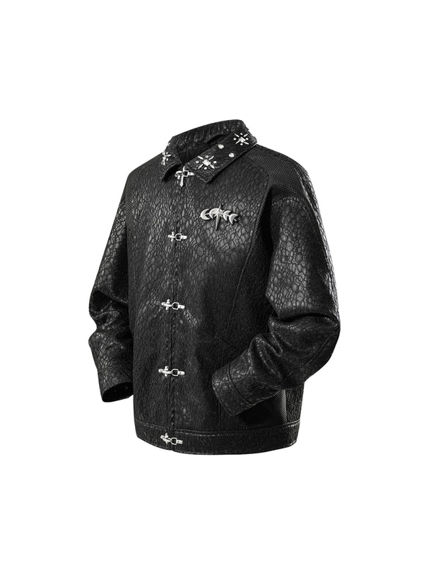 LUMINOUS DAWN STRUCTURED PATCHWORK JACKET