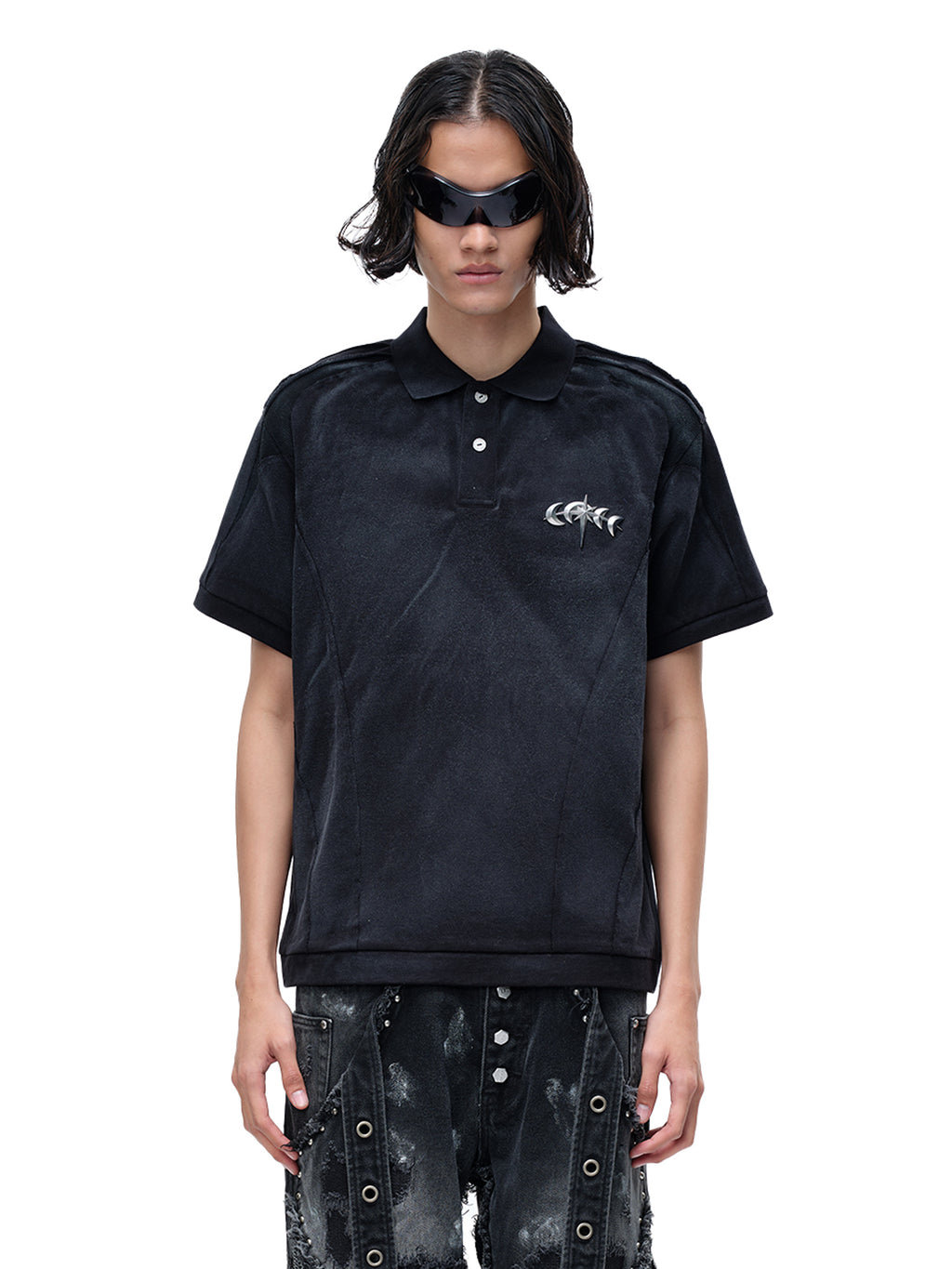 LUMINOUS DAWN STRUCTURED POLO S/S TEE