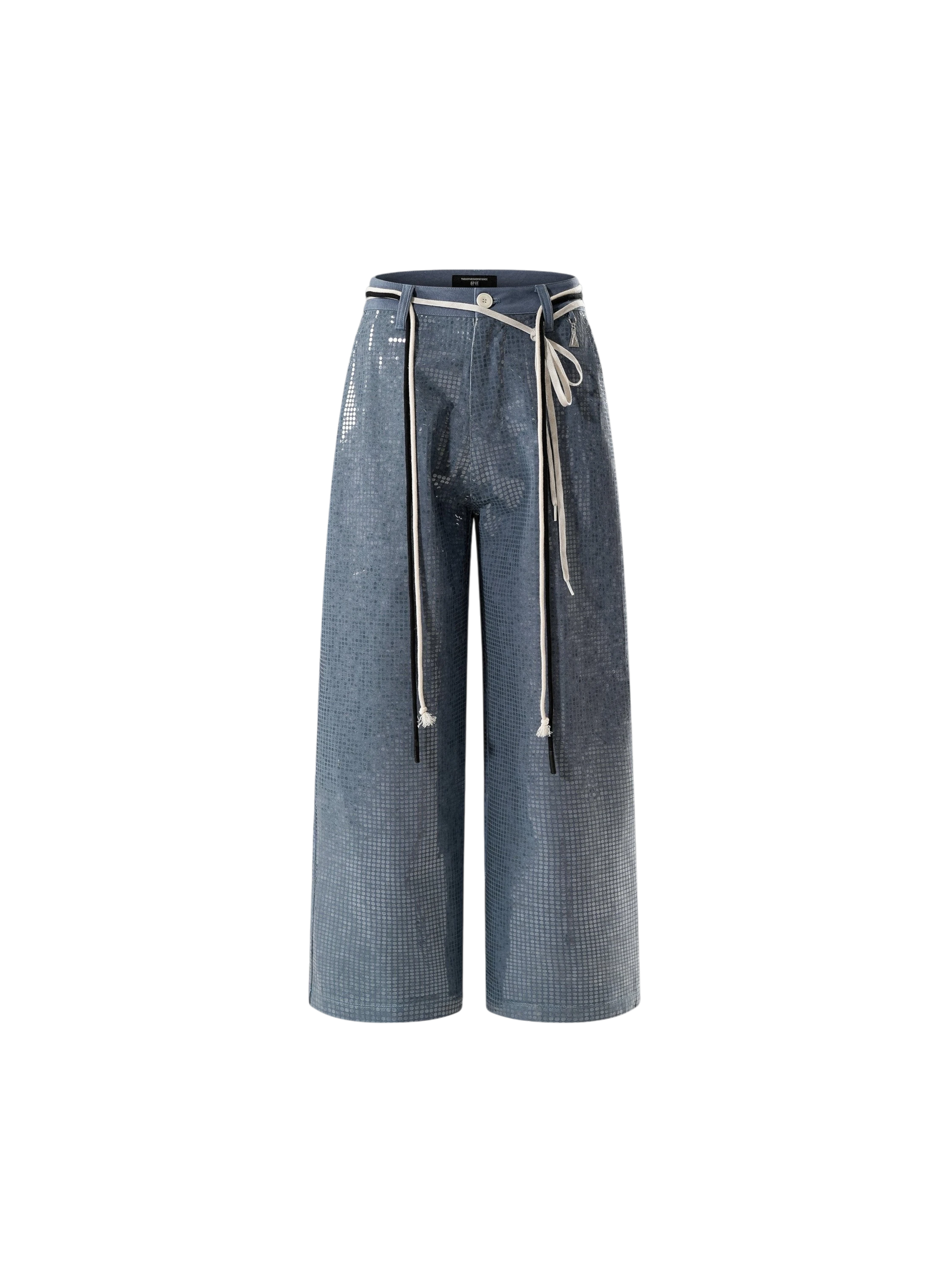 TBHNP Disciple sequin wide-leg work pants — men's streetwear pants