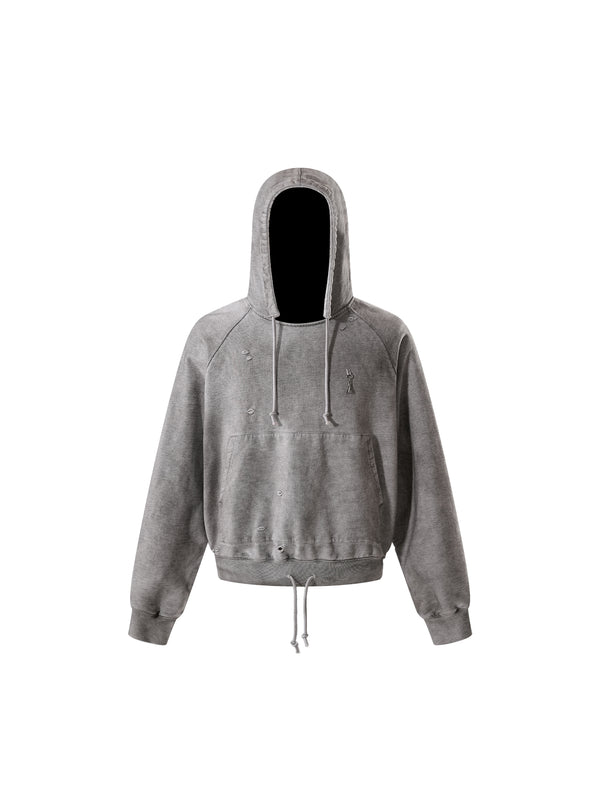 DISCIPLE DISTRESSED STAINED HOODIE