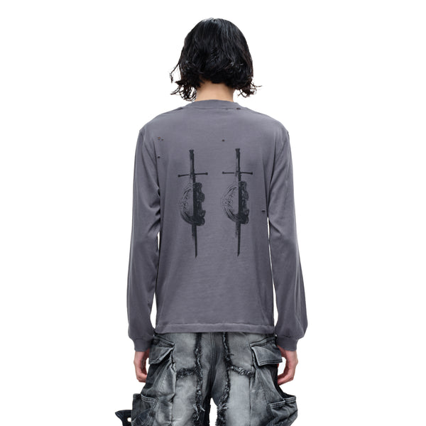 LUMINOUS DAWN SWORD & SHIELD L/S TEE