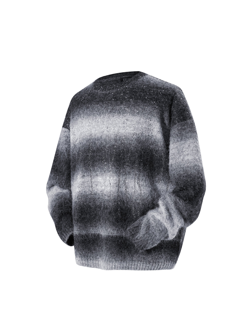 LUMINOUS DAWN RHINESTONE MOHAIR SWEATER