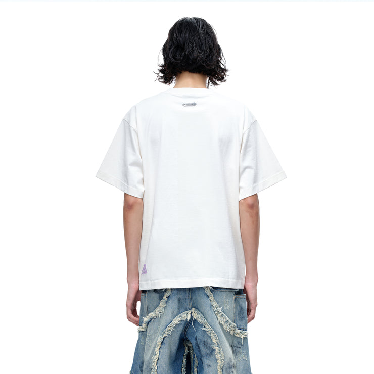 LUMINOUS DAWN DISTRESSED PATTERN S/S TEE