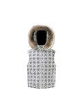 LUMINOUS DAWN BAT PATTERN DOWN VEST
