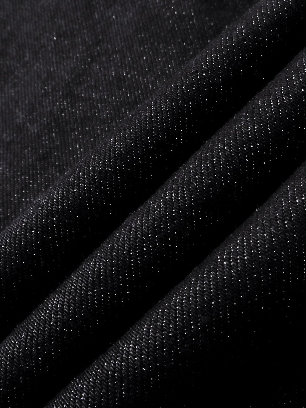 TBHNP Luminous Dawn astral logo coated flare jeans, black — men's streetwear denim