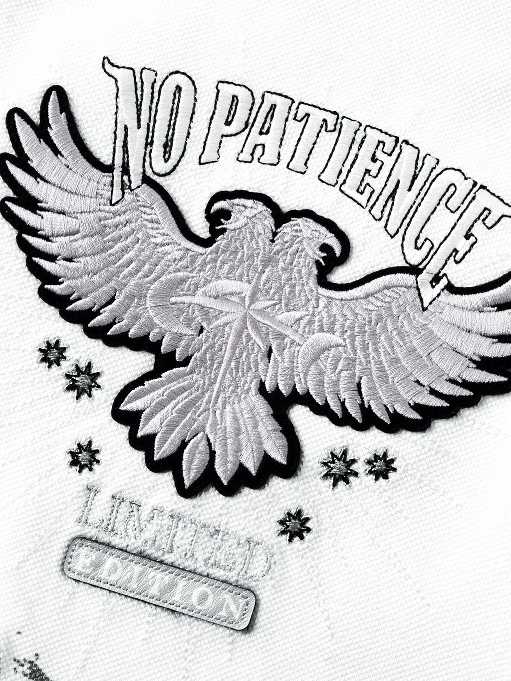 LUMINOUS DAWN DOUBLE-HEADED EAGLE EMBROIDERED POLO SHIRT