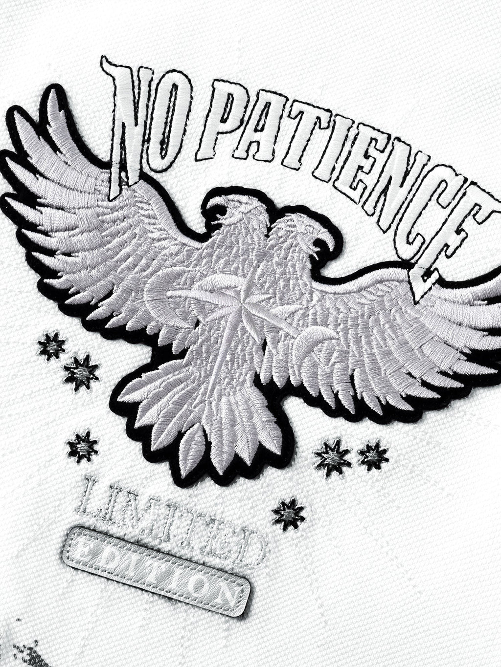LUMINOUS DAWN DOUBLE-HEADED EAGLE EMBROIDERED POLO