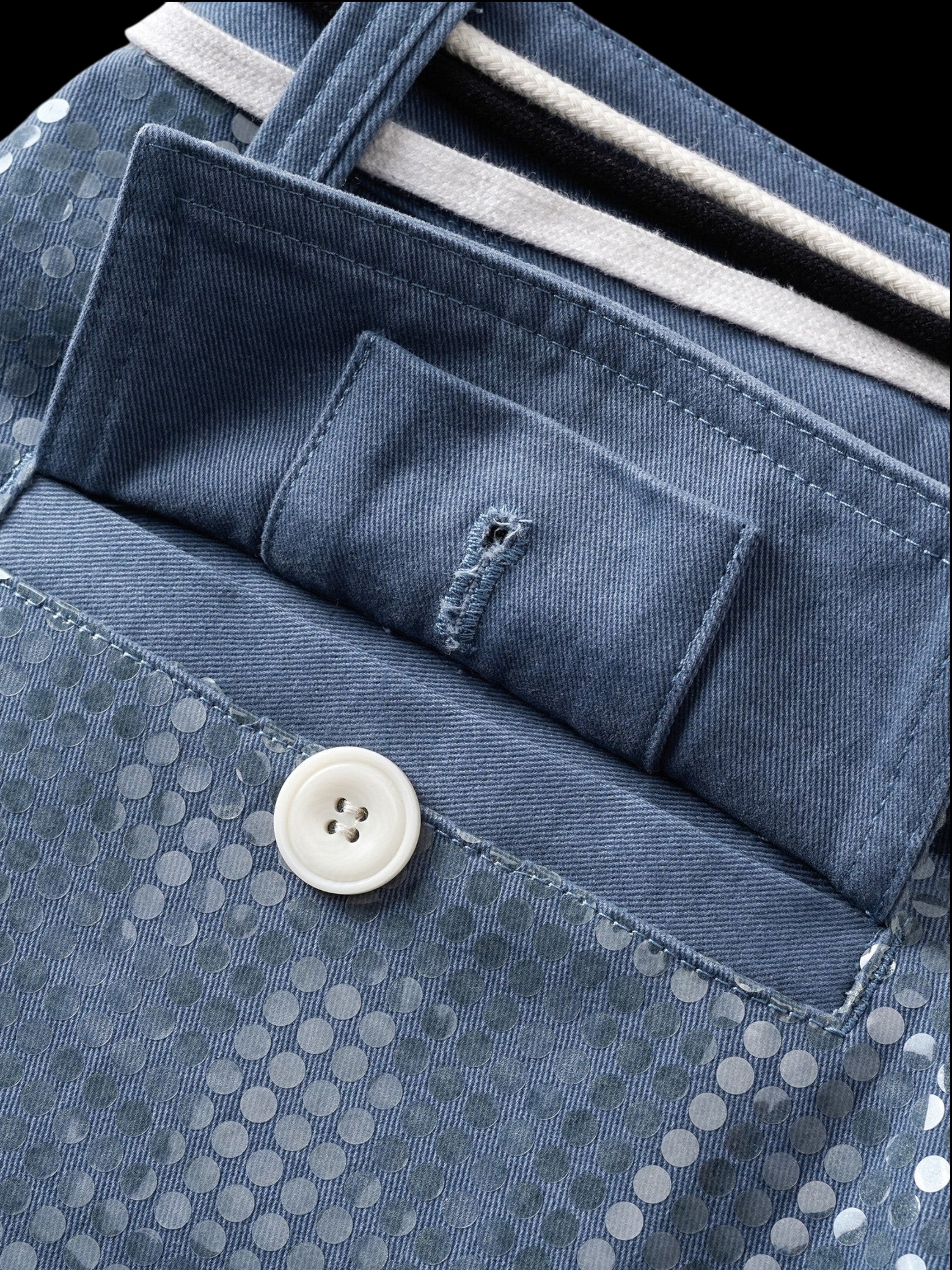 TBHNP Disciple sequin wide-leg work pants — men's streetwear pants