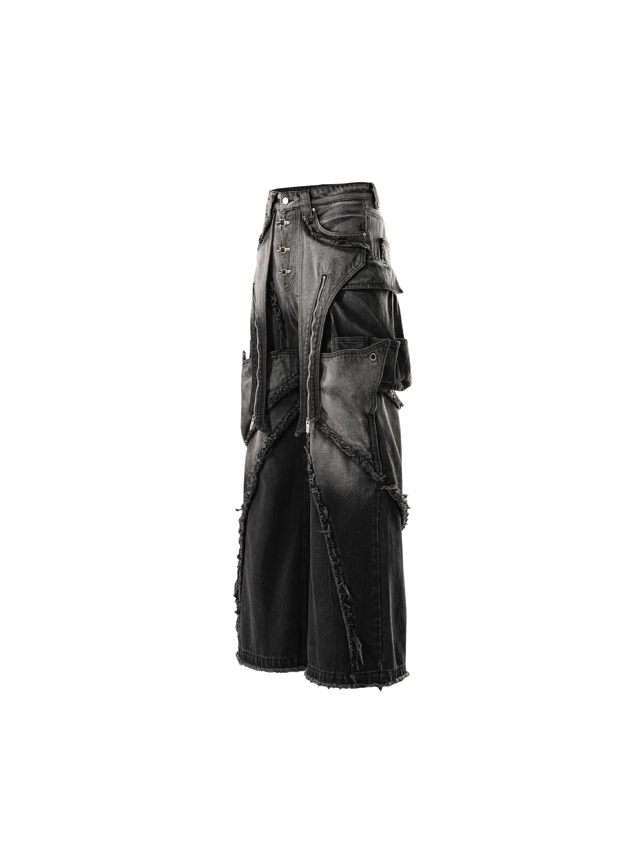 LUMINOUS DAWN SCULPTED BAT FLARE JEANS