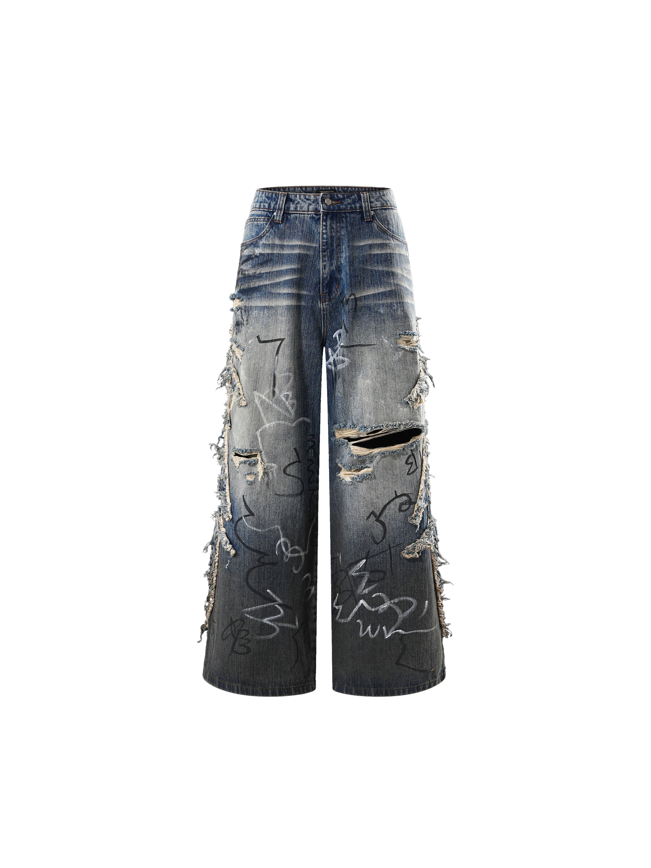 LUMINOUS DAWN GRAFFITI JEANS
