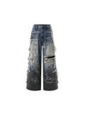 LUMINOUS DAWN GRAFFITI BAGGY JEANS
