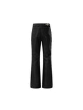 LUMINOUS DAWN ASTRAL METAL LOGO SILKY FLARE JEANS