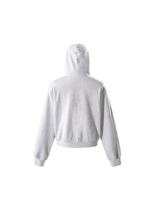 DISCIPLE GRAPHIC FLOCKED ZIP HOODIE