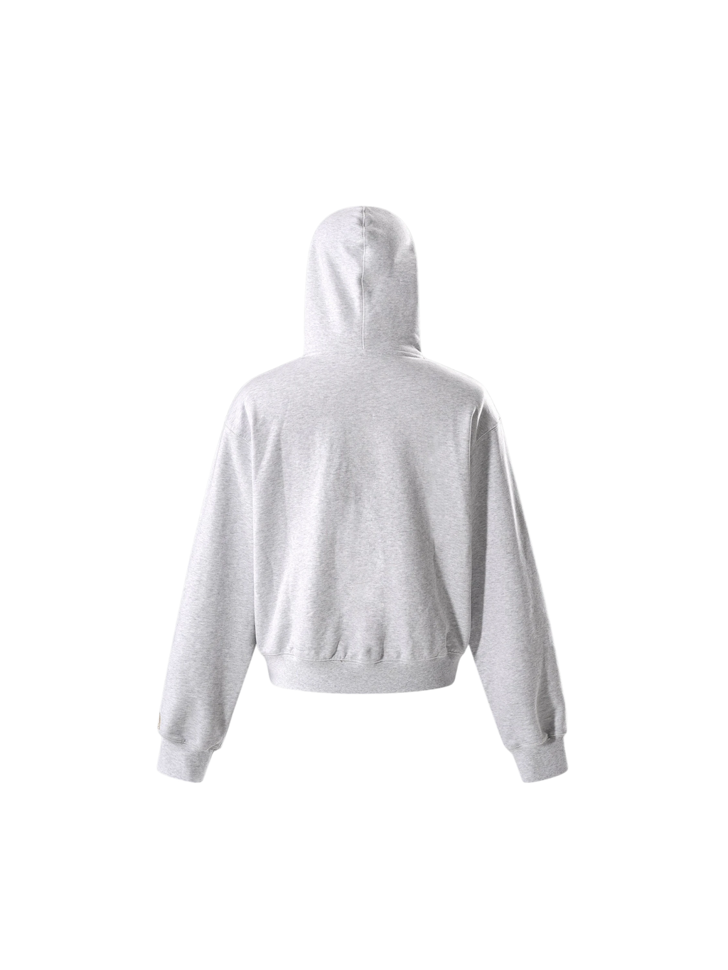 TBHNP Disciple graphic flocked zip-up hoodie, grey — men's streetwear hoodie