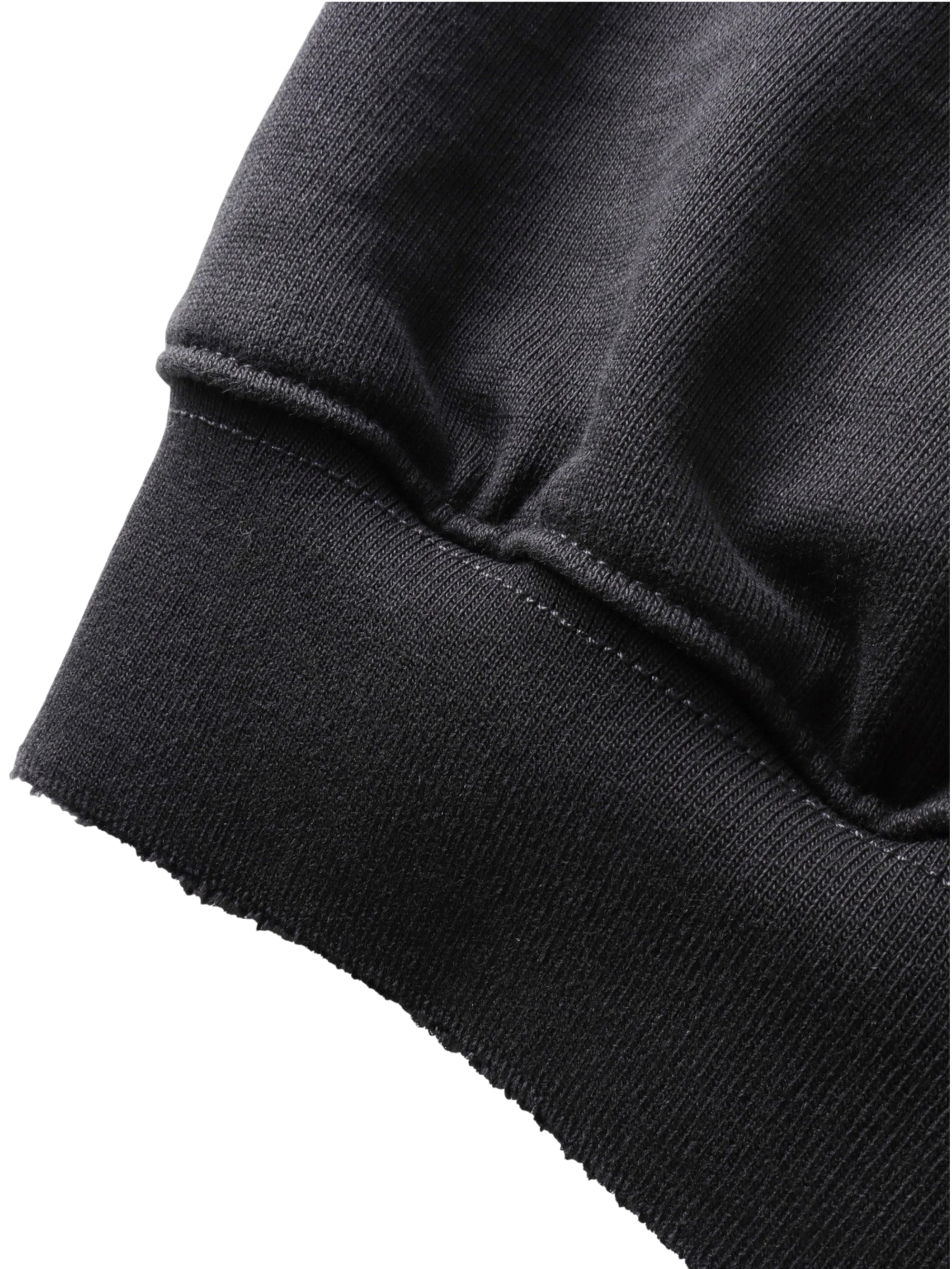 TBHNP Luminous Dawn washed two-tone cotton hoodie, dark grey — men's streetwear hoodie