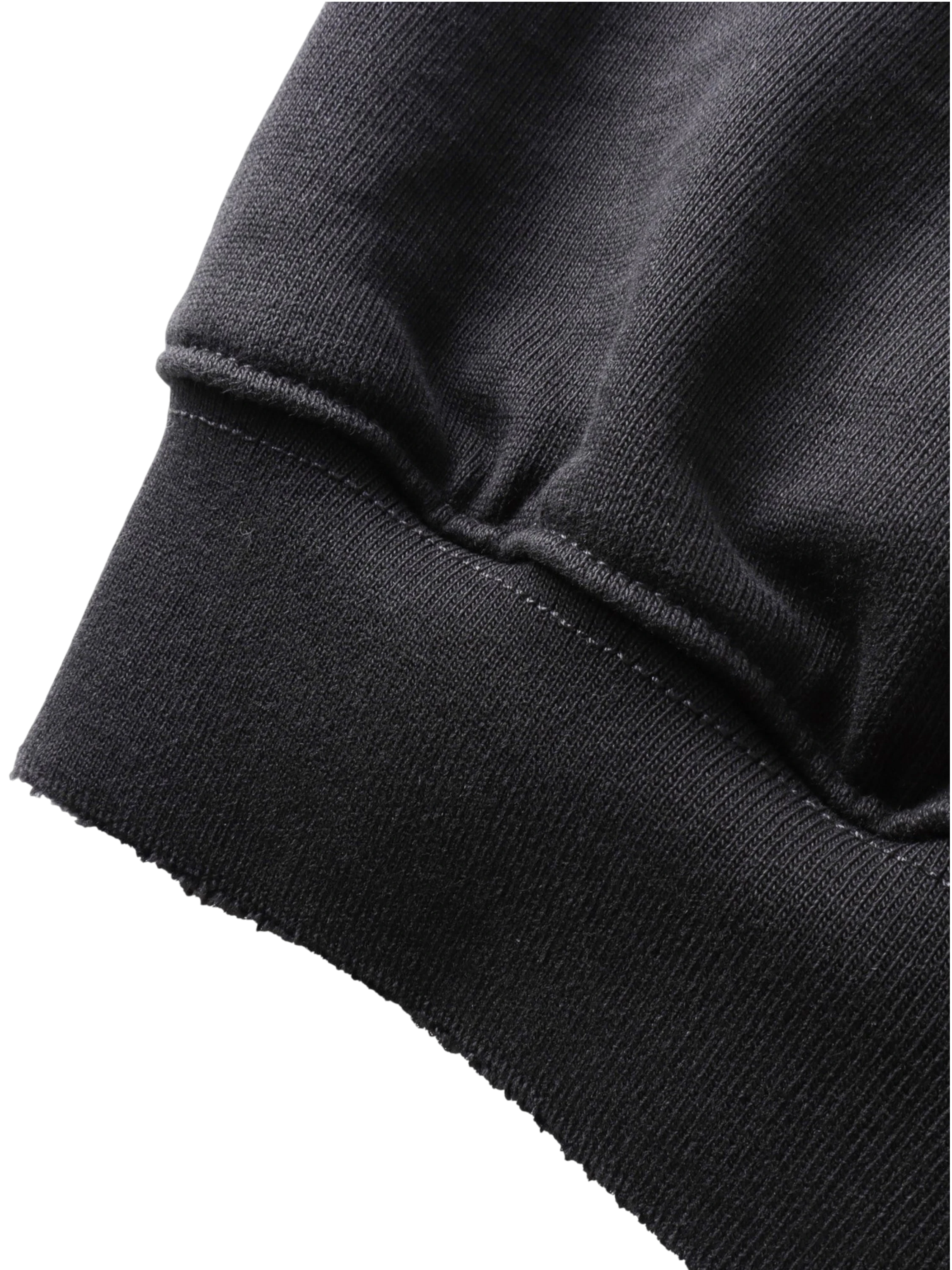 TBHNP Luminous Dawn washed two-tone cotton hoodie, dark grey — men's streetwear hoodie