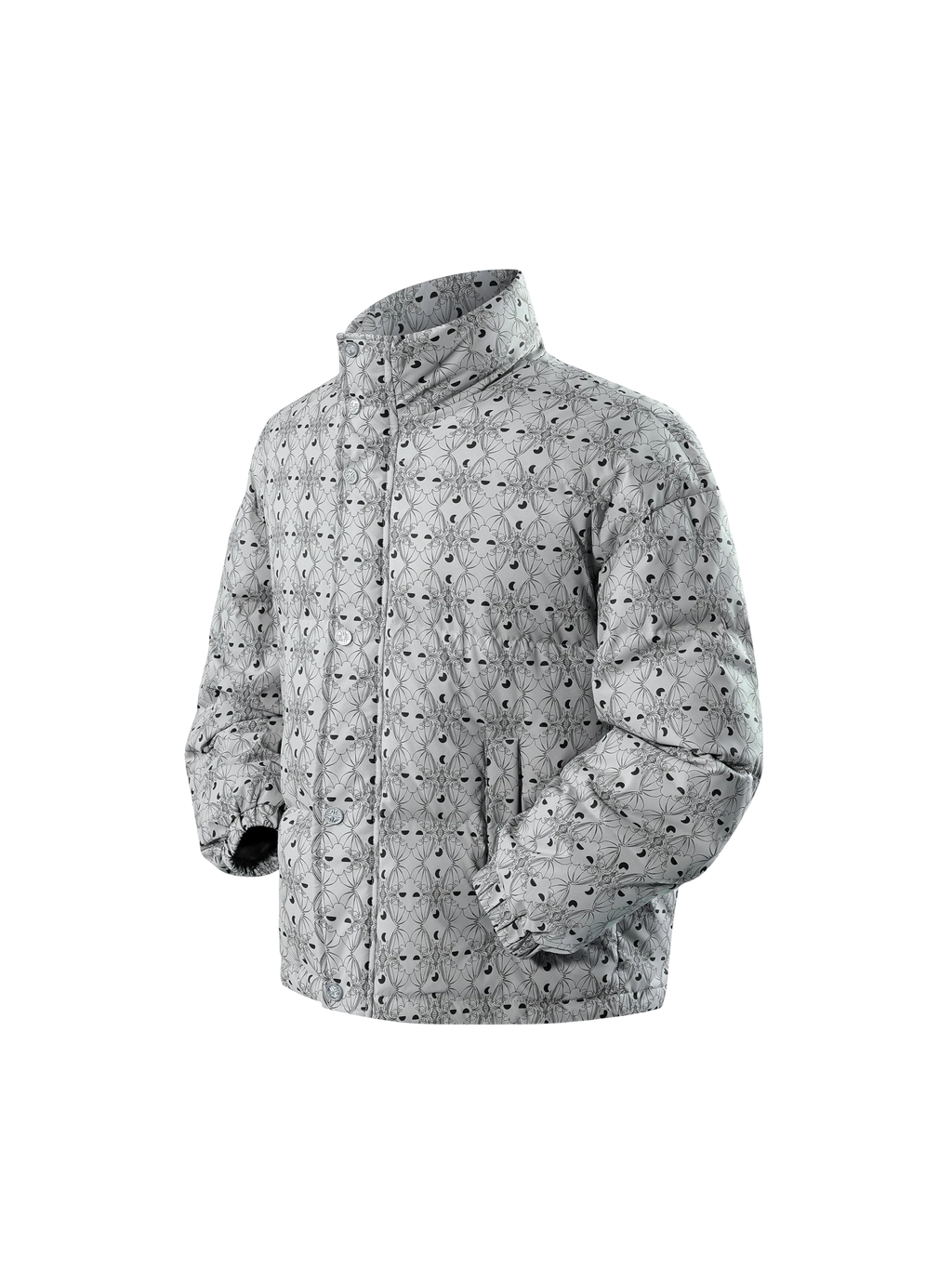 LUMINOUS DAWN SHADOWBAT STAND-COLLAR PUFFER JACKET