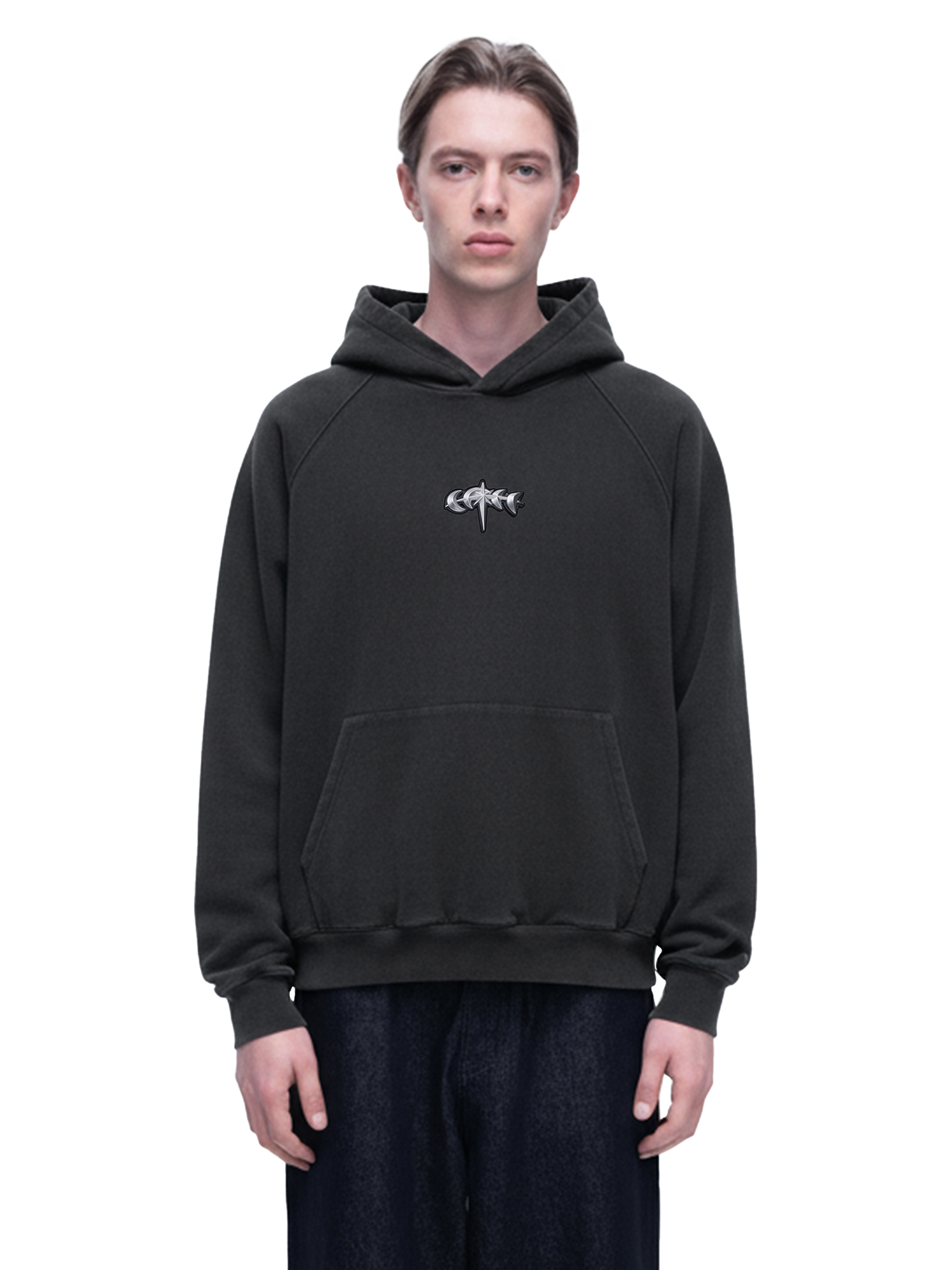 LUMINOUS DAWN FLOCKED HOODIE