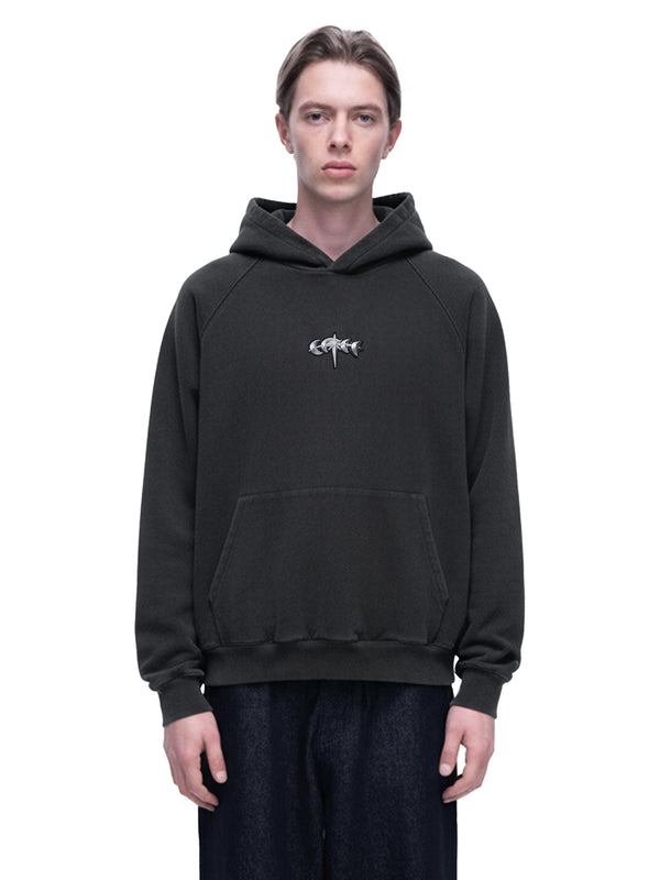 LUMINOUS DAWN FLOCKED HOODIE