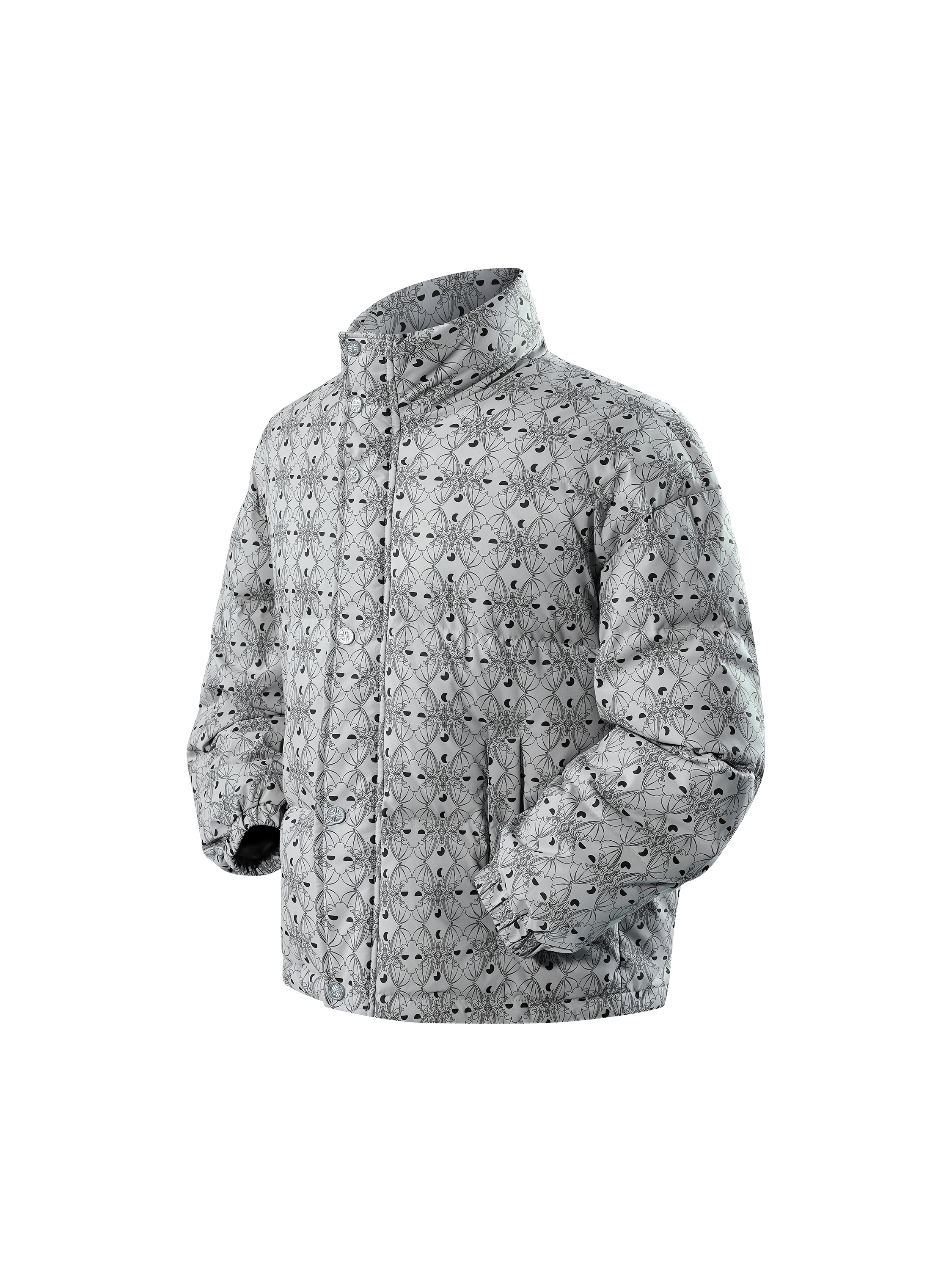 LUMINOUS DAWN SHADOWBAT STAND-COLLAR DOWN JACKET