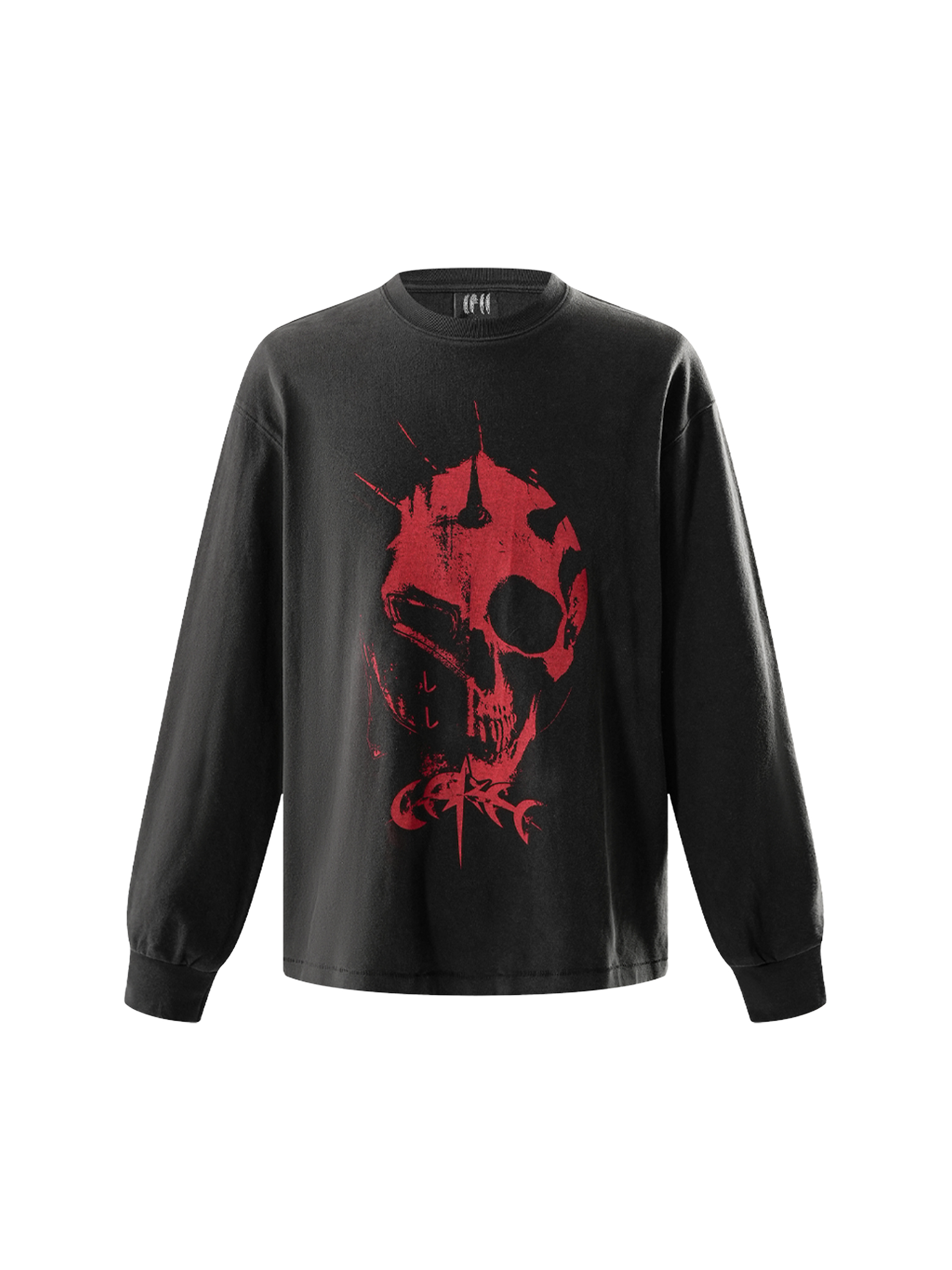 LUMINOUS DAWN KNIGHT AND GHOST PRINTED LONG TEE