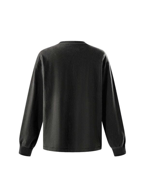 LUMINOUS DAWN KNIGHT AND GHOST PRINTED LONG TEE