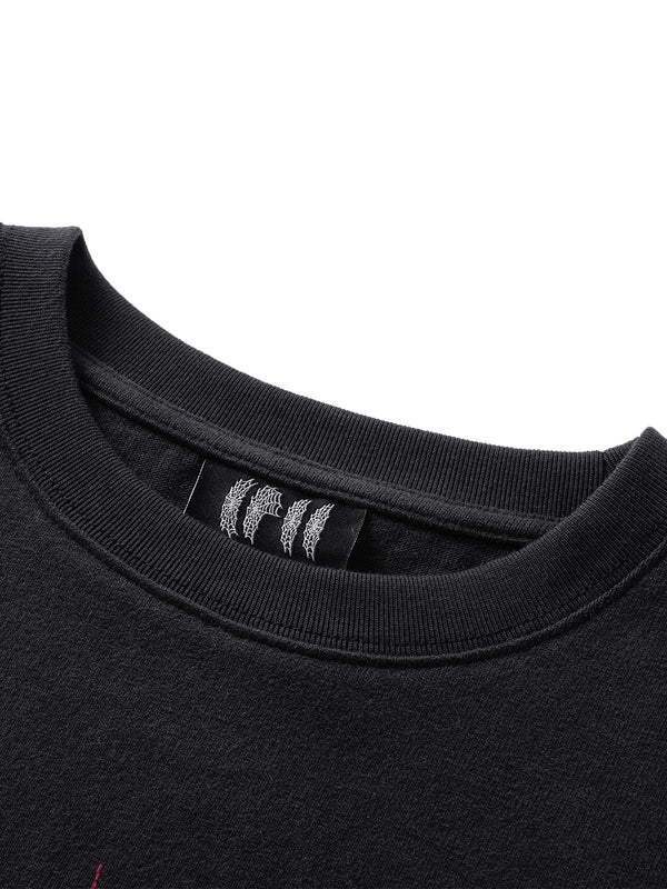 LUMINOUS DAWN KNIGHT AND GHOST PRINTED LONG TEE