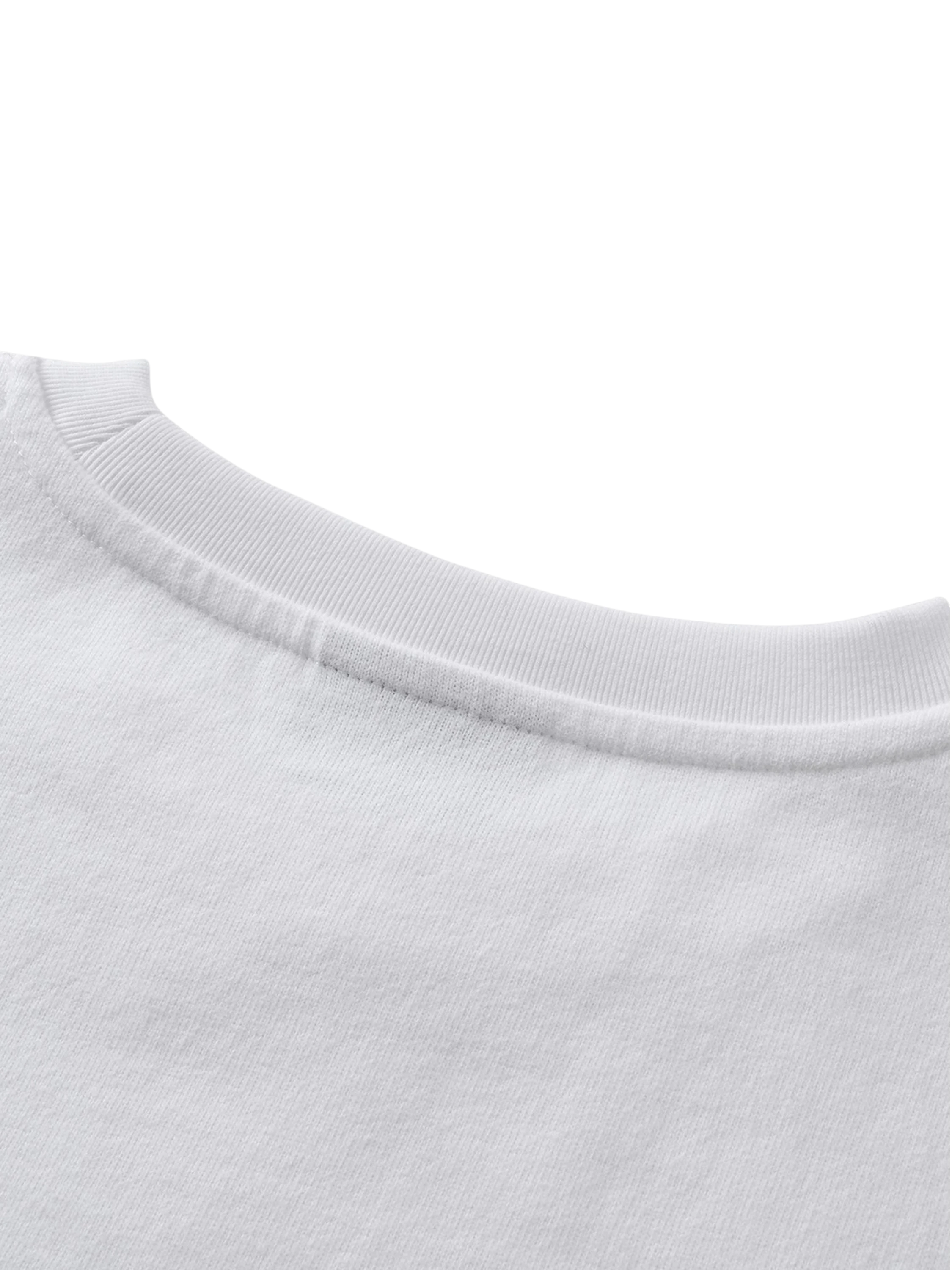 TBHNP Luminous Dawn knight and ghost print long-sleeve tee — men's streetwear graphic tee