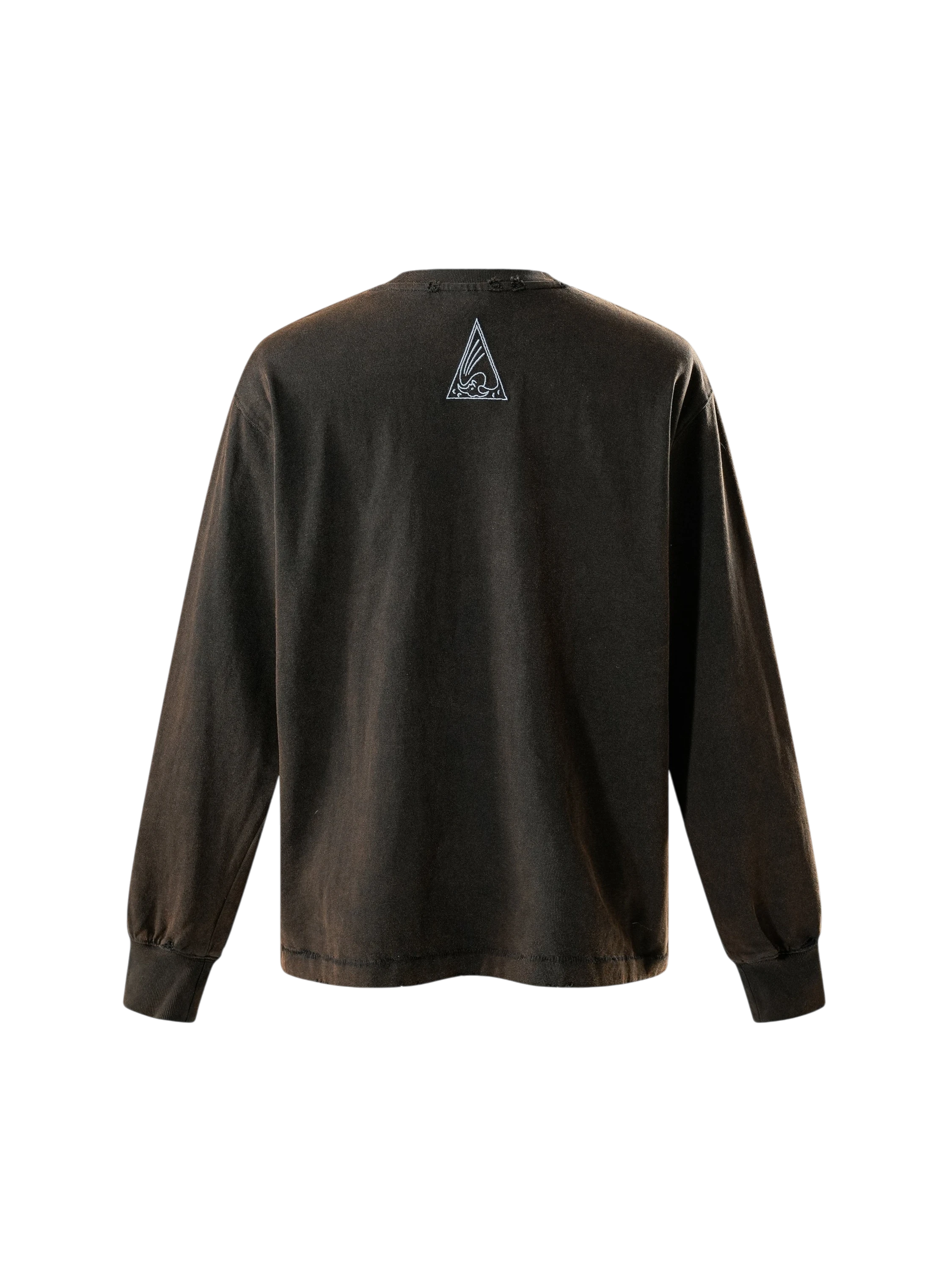 TBHNP Disciple two-tone washed long-sleeve tee — men's streetwear graphic tee