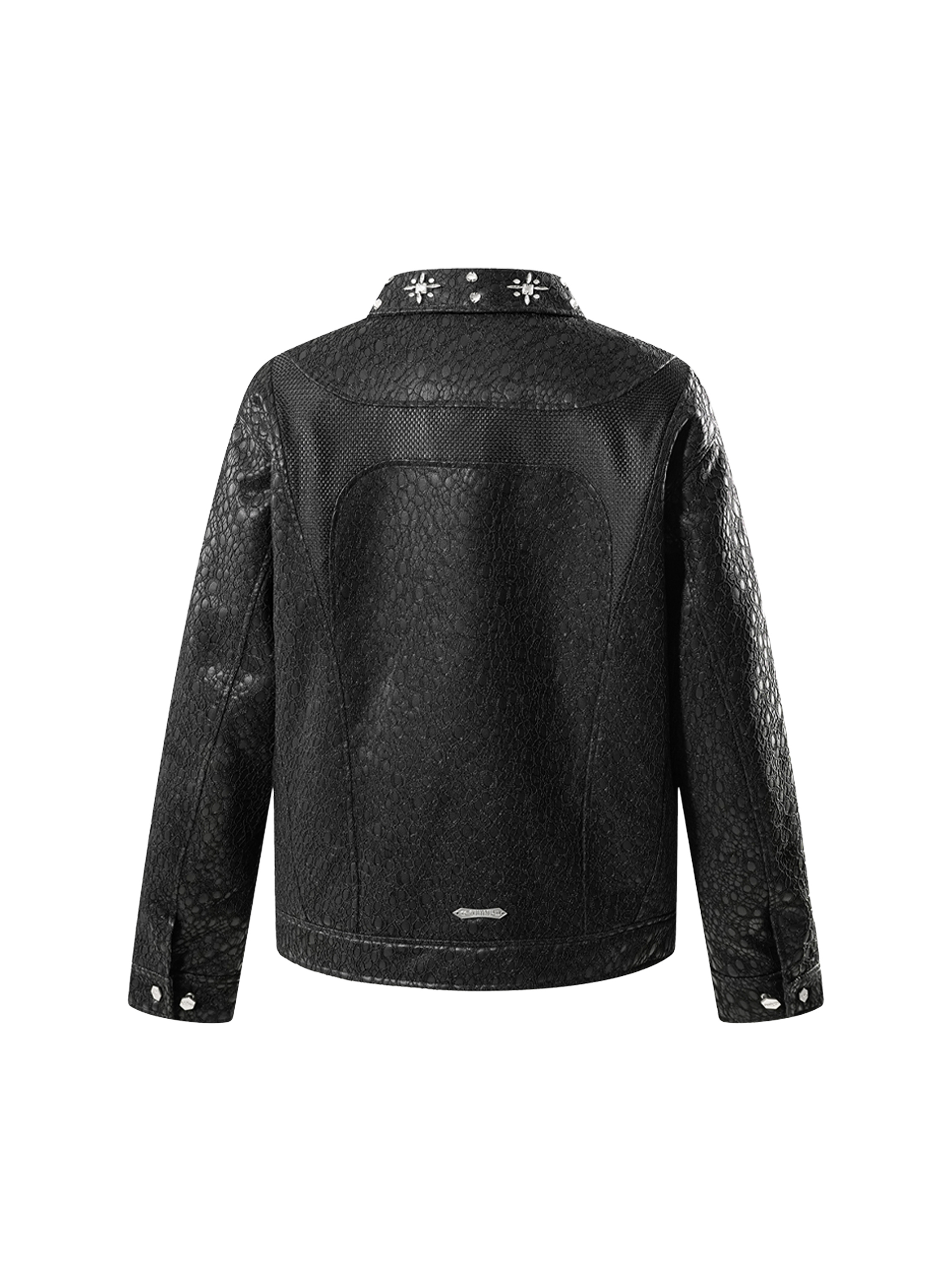 LUMINOUS DAWN STRUCTURED PATCHWORK JACKET